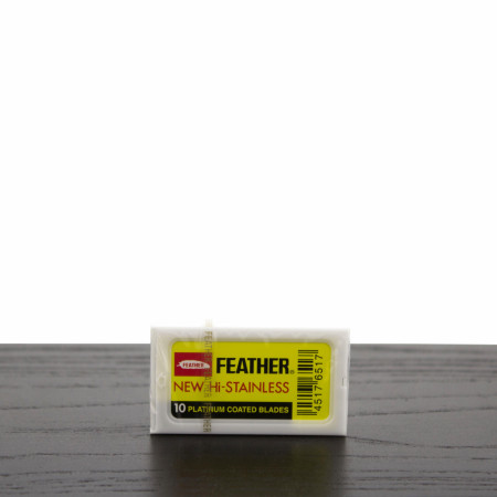 Feather Platinum Coated Double Edge Razor Blades - West